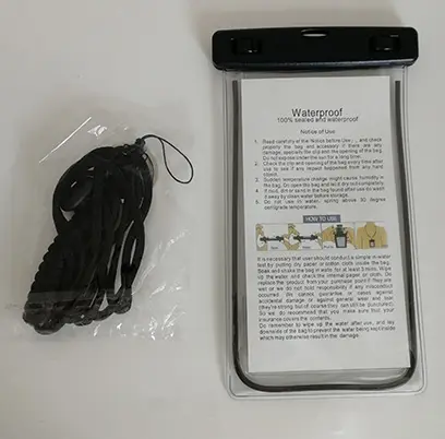 Foto dell’avviso ufficiale: Vattentät mobilväska för smartphone Borsa per smartphone — rischio: Rischio chimico