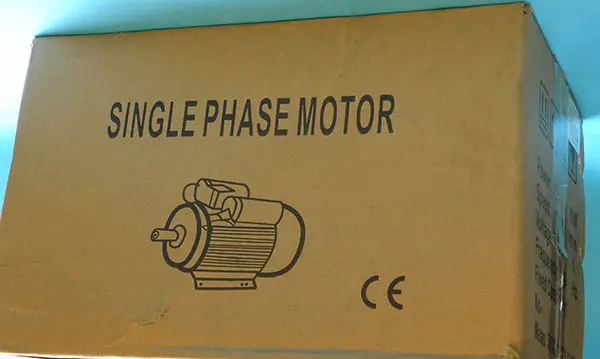 Photo de l’avis officiel: SINGLE PHASE MOTOR Moteur électrique — risque: Choc électrique & Blessures