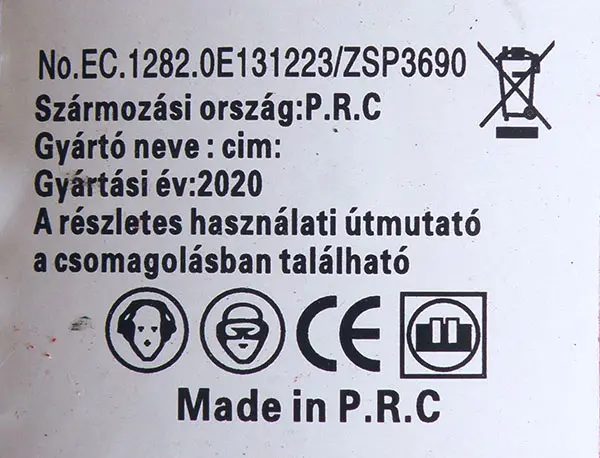 Photo de l’avis officiel: SINGLE PHASE MOTOR Moteur électrique — risque: Choc électrique & Blessures