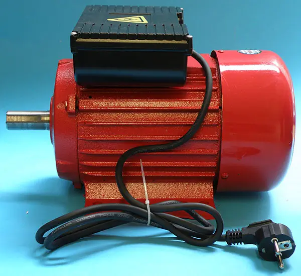 Photo de l’avis officiel: SINGLE PHASE MOTOR Moteur électrique — risque: Choc électrique & Blessures