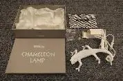 Foto do aviso oficial: SELETTI CHAMELEON LAMP Luminária elétrica — risco: Choque elétrico