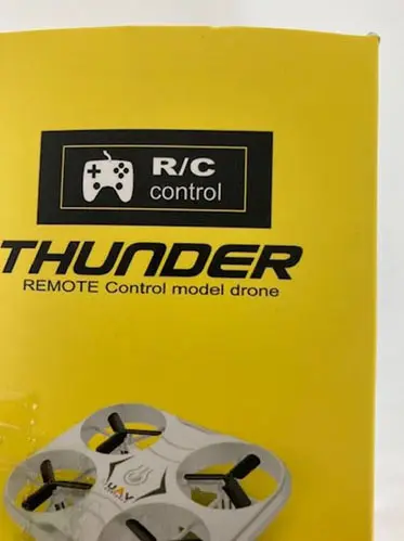 Foto dell’avviso ufficiale: HUI NA TOYS Drönare thunder Quatrocopter/drone — rischio: Ambiente