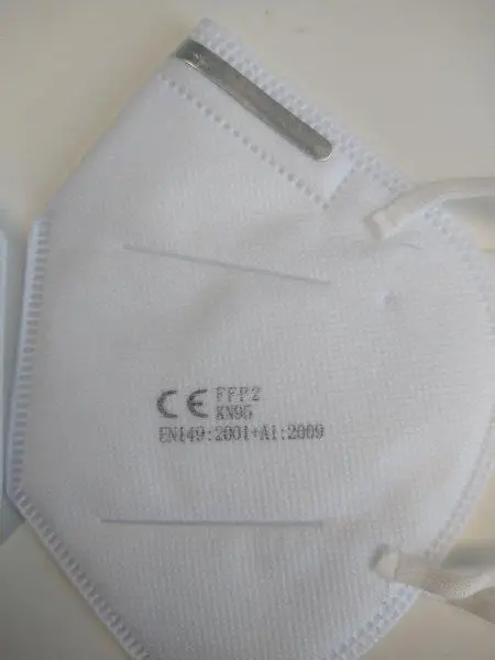 Photo from the official notice: ZSYONGLAI Protective Mask KN95 particle filter mask — health risk