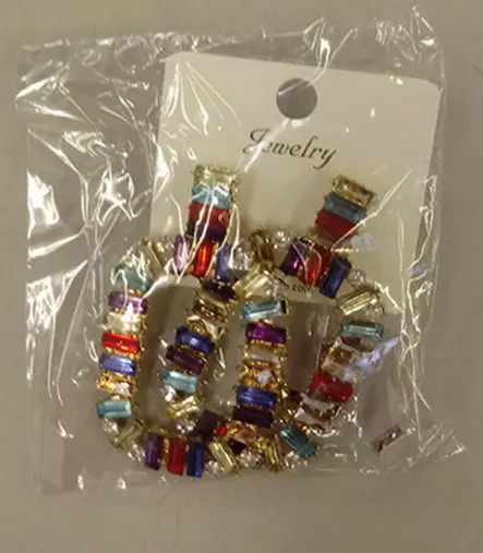 Foto dell’avviso ufficiale: Jewelry Colorful geometric dangle earrings Orecchini — rischio: Rischio chimico