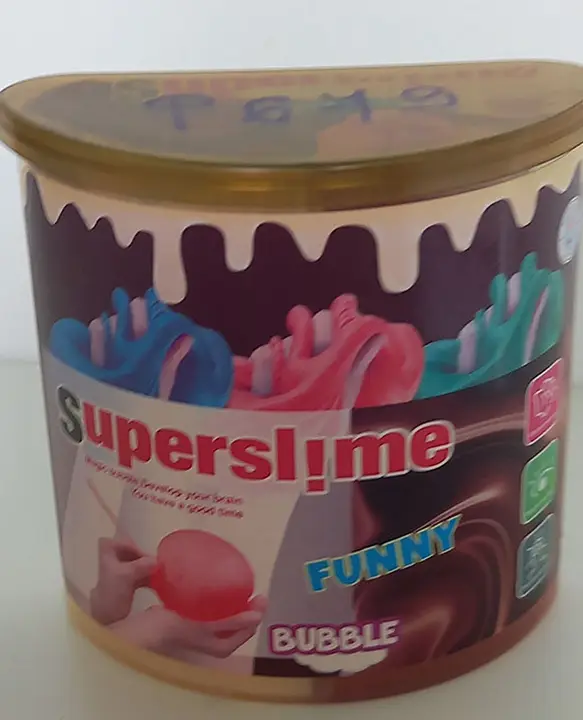 Photo de l’avis officiel: Superslime BUBBLE FANNY Jouet visqueux — risque: Risque chimique