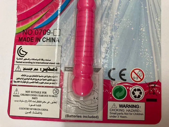 Photo from the official notice: Stav m ljus &amp; musik electrical toy wand — environment risk
