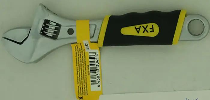 Photo de l’avis officiel: FXA FXA adjustable wrench 150 mm Clé réglable — risque: Risque chimique