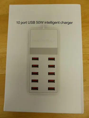 Photo de l’avis officiel: 10 port USB 50W intelligent charger / USB charger Chargeur USB — risque: Choc électrique