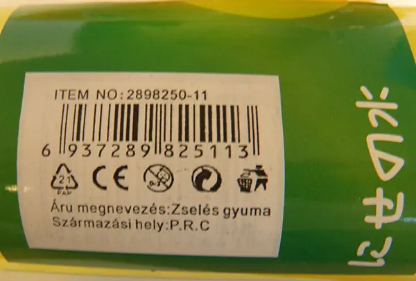 Photo de l’avis officiel: „1od” / „Fonto” slime / zselés gyurma Slime de jouet — risque: Risque chimique
