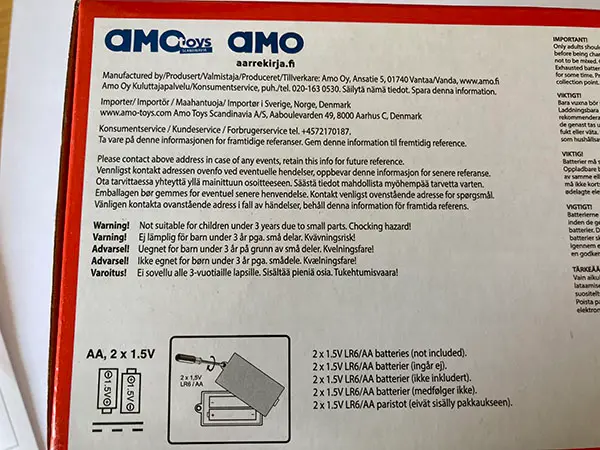 Foto aus der offiziellen Meldung: Amo Toys Flat Iron Ein Spielzeug Eisen — Risiko: Umwelt