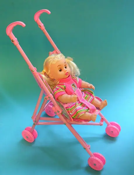 Photo de l’avis officiel: My Baby trolley Poussette jouet avec poupée — risque: Risque chimique