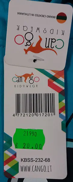 Foto aus der offiziellen Meldung: CAN GO CAN GO Robot 232 Kinderpullover — Risiko: Strangulierung