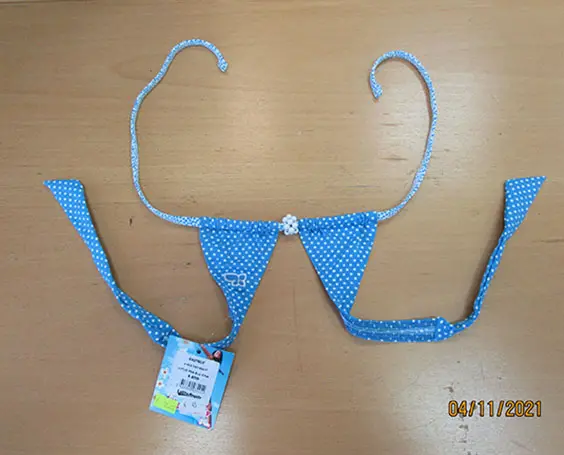 Foto uit de officiële melding: Lolita Angels Kinderbikini — risico: Verwonding & Verwurging
