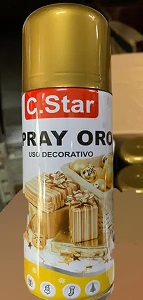 Foto dell’avviso ufficiale: C.STAR Spray oro ad uso decorativo in areosol Spray decorativo — rischio: Ustioni