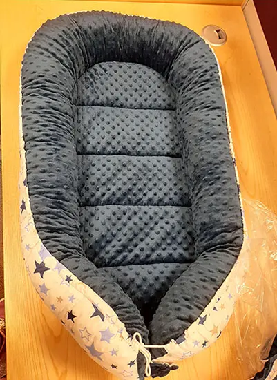 Foto do aviso oficial: Little baba Sweet Minky Nest Ninho do bebé — risco: Estrangulamento