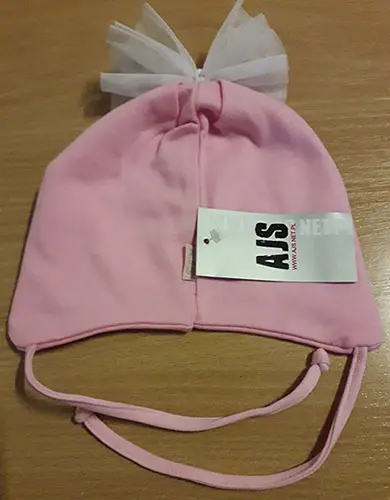 Photo de l’avis officiel: AJS Chapeau de bébé — risque: Étouffement