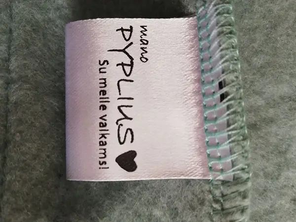 Photo from the official notice: Mano Pyplius Children's sweater with a hood "Mano Pyplius" — strangulation risk