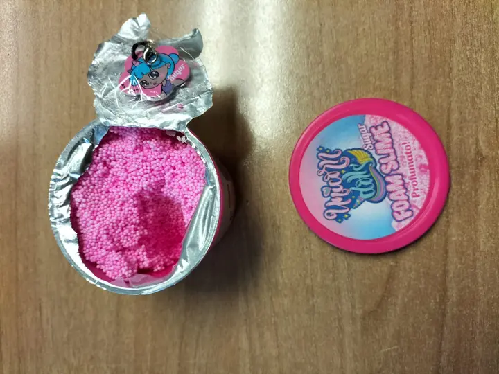 Photo de l’avis officiel: Cool Things Slime Unicorn Dools Slime de jouet — risque: Risque chimique