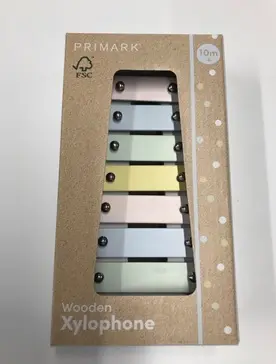 Photo from the official notice: Primark Wooden Xylophone toy xylophone — choking risk