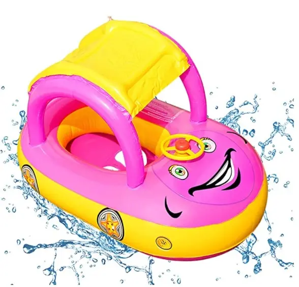 Foto do aviso oficial: O-Kinee Car Swimming Ring Coxia flutuante inflável — risco: Engasgamento & Afogamento