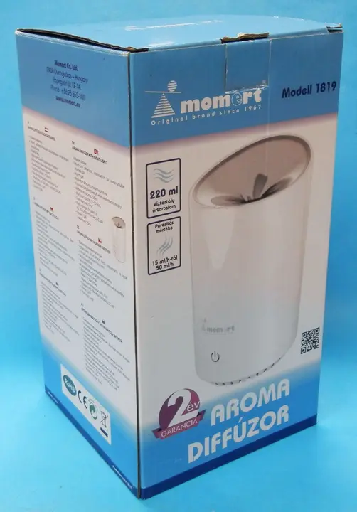 Foto dell’avviso ufficiale: momert AROMA DIFFÚZOR Diffusore di aromi — rischio: Rischio microbiologico