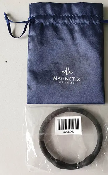 Photo from the official notice: Magnetix Sillicone bracelet Xl; Kids bracelet; sportboost bracelet — environment & health risk