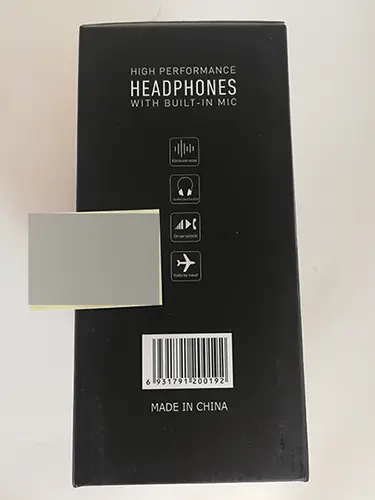 Photo from the official notice: Yongle Cat ear headphones — environment risk