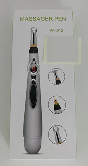 Foto aus der offiziellen Meldung: Health &amp; Beauty Massager Pen Massagestift — Risiko: Umwelt