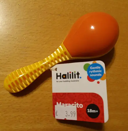 Photo de l’avis officiel: Halilit. Maracito Hochet de jouet — risque: Blessures