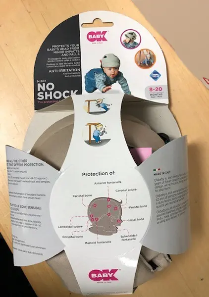Foto do aviso oficial: OKBABY No Shock the protection helmet Proteção da cabeça das crianças — risco: Ferimentos
