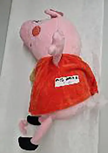 Photo de l’avis officiel: Plush pig Jouet doux — risque: Étouffement