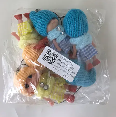 Photo de l’avis officiel: MiniDocka För Flickor och Pojkar Mini poupées — risque: Risque chimique