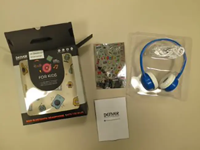Foto dell’avviso ufficiale: Denver Cuffie per bambini — rischio: Rischio chimico