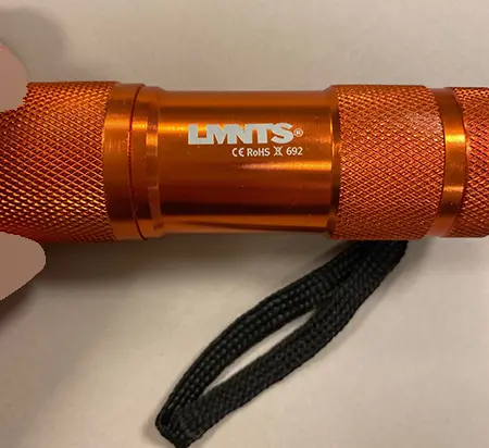 Foto do aviso oficial: LMNTS Mini lommelykt Mini tocha — risco: Ambiente