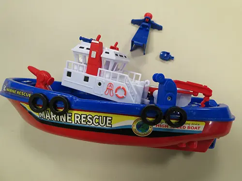 Foto aus der offiziellen Meldung: Boatfire Wasser Quecksilber Pumpwasserstrahl — Risiko: Umwelt