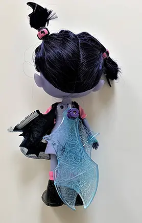 Photo from the official notice: Plastic doll — suffocation risk
