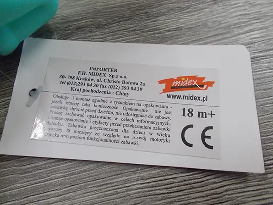 Foto do aviso oficial: Midex Zwierzatko naciagane Brinquedo de plástico — risco: Engasgamento & Ferimentos