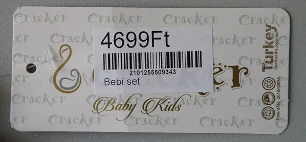 Photo de l’avis officiel: Cracker Baby Cracker Baby Kids Ensemble de vêtements pour bébés — risque: Étouffement