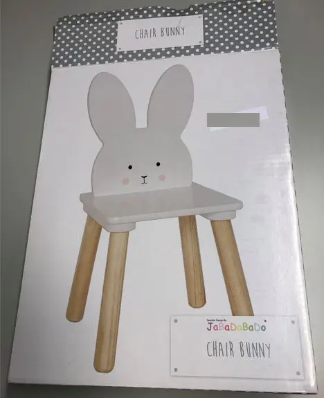 Foto aus der offiziellen Meldung: Jabadabado AB Kids Chair Bunny Kinderstuhl — Risiko: Strangulierung