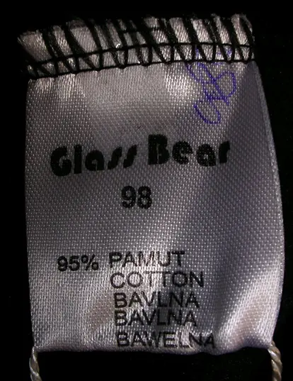 Foto aus der offiziellen Meldung: Glass Bear Kinderhose — Risiko: Ersticken
