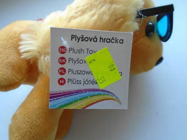 Foto aus der offiziellen Meldung: Plüschspielzeug — Risiko: Ersticken (A12/00247/22)