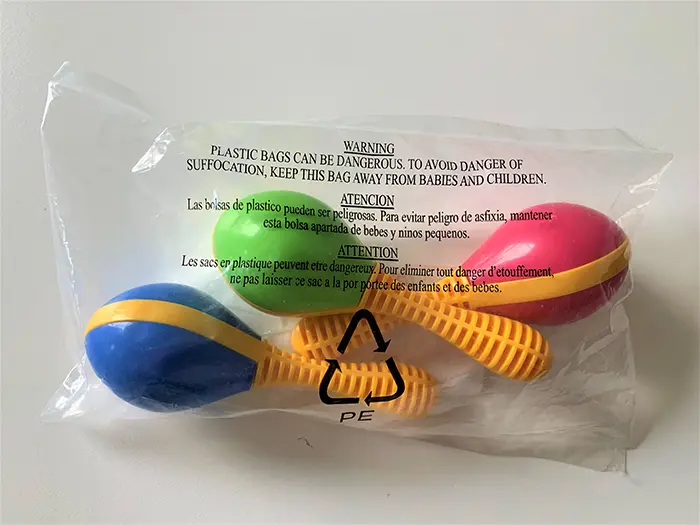 Photo de l’avis officiel: Edushape MARACITO 3PC SET Bébé maracas — risque: Étouffement & Blessures
