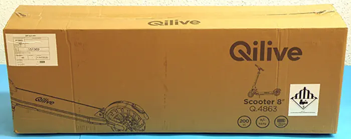 Photo de l’avis officiel: Qilive Scooter JOY Scooter électrique — risque: Blessures