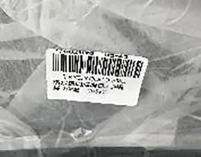 Photo from the official notice: VALICLUD VALICLUD kraftig klar ryggsäck stadion godkänd transparent tygväska PVC stor kapacitet transparent pl — chemical risk