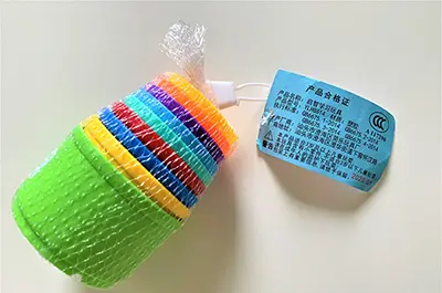 Foto dell’avviso ufficiale: New Baby Kleinkind ungiftige Spielzeuge pädagogische Stapelbecher Random Style Coppe di impilamento — rischio: Soffocamento per inalazione