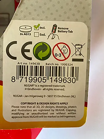 Foto do aviso oficial: Nugar Brandmanshjälm med ljus och ljud Capacete de bombeiro de brinquedo — risco: Ambiente