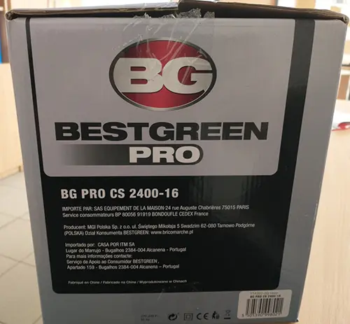 Foto do aviso oficial: BESTGREEN PRO Pila lancuchowa elektryczna Motosserra elétrica — risco: Cortes & Ferimentos