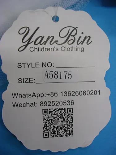 Photo de l’avis officiel: YanBin Robe d’enfant — risque: Étouffement