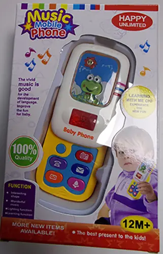 Foto do aviso oficial: Music Mobile Phone Telefone do brinquedo — risco: Lesões auditivas