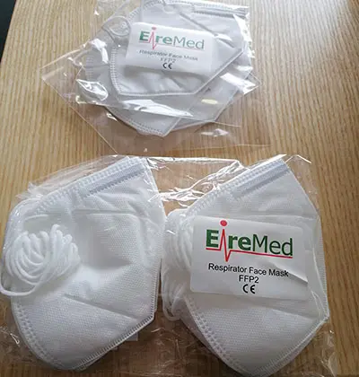 Photo de l’avis officiel: EireMed EireMed Respirator Facemask Masque filtre à particules — risque: Risque sanitaire/autre